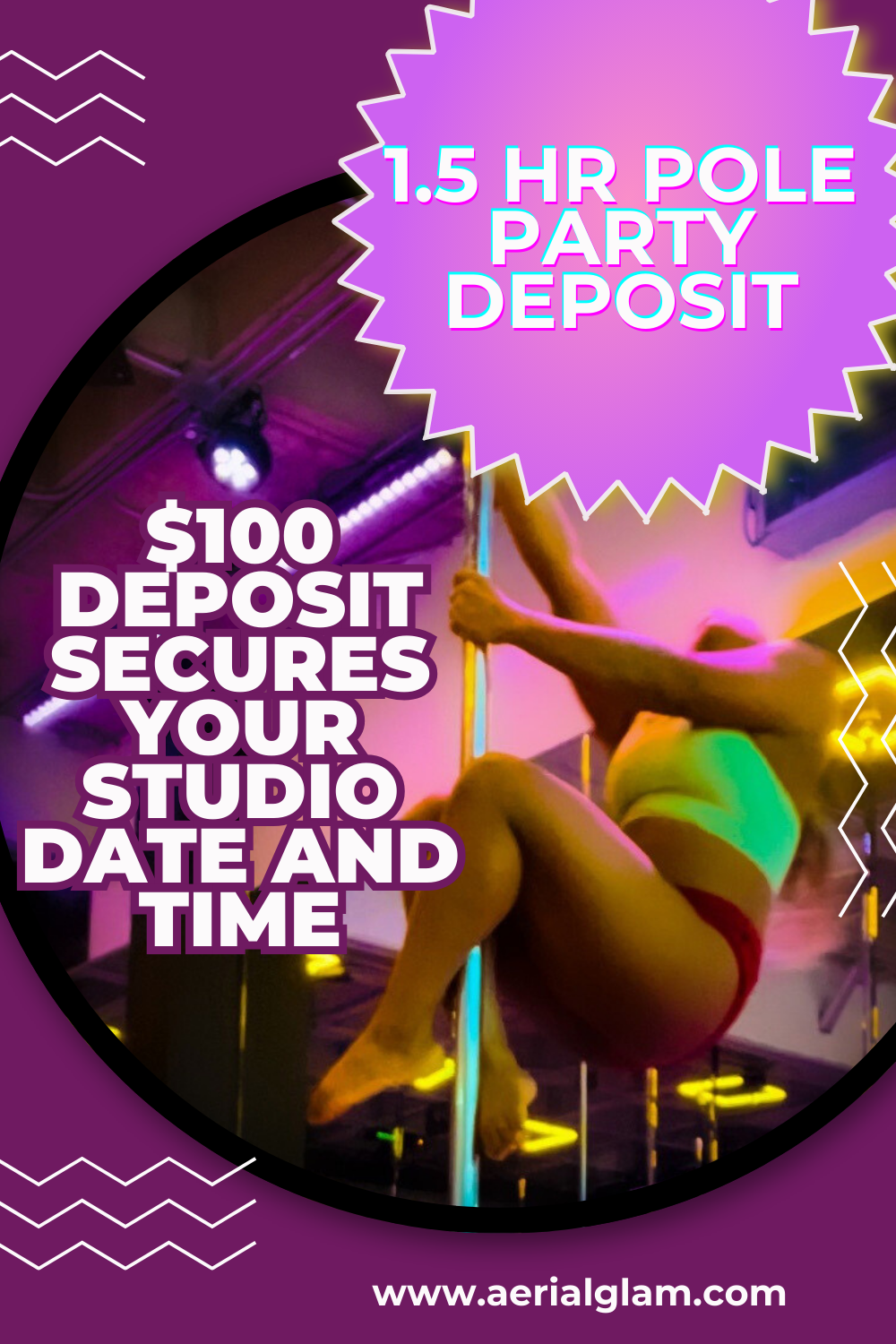 $100 Pole Party Deposit