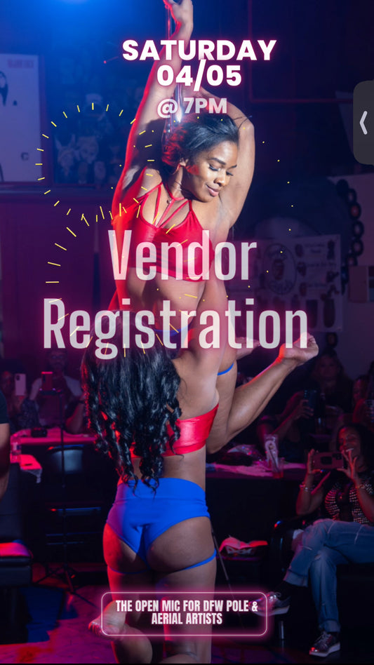 Vendor Registration: The Aerial Open Mic Experience