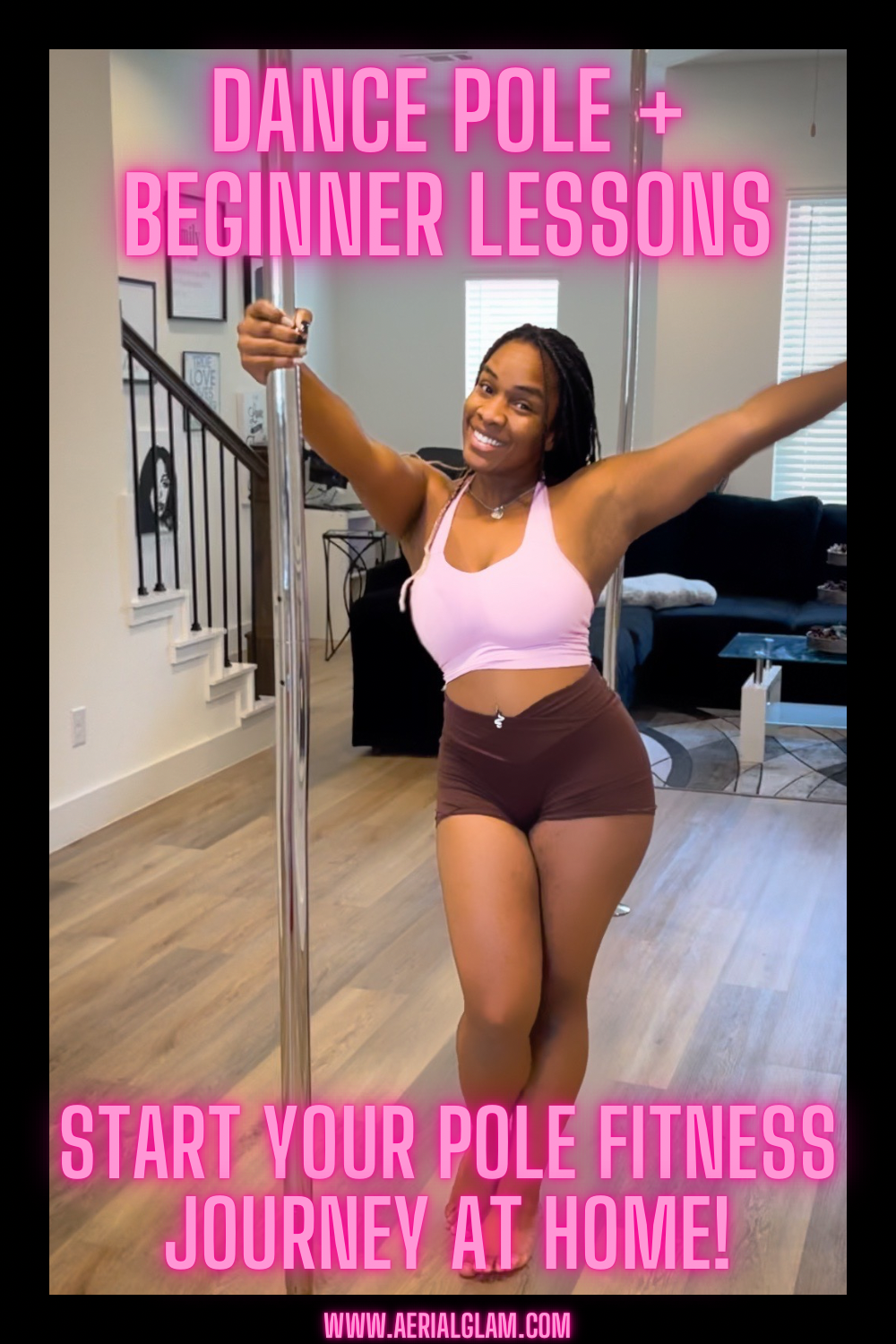 Beginner Home Dance Pole With FREE Virtual Classes