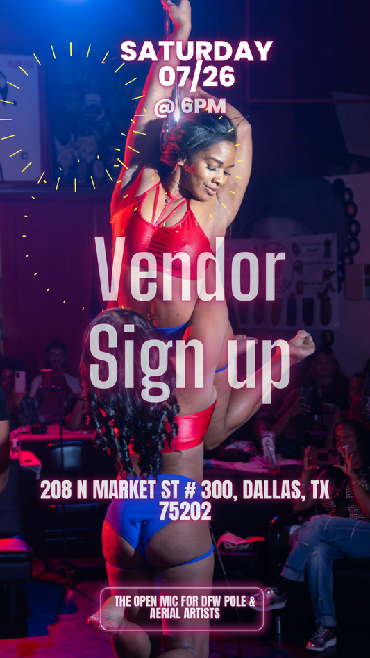 Vendor Registration: The Aerial Open Mic Experience