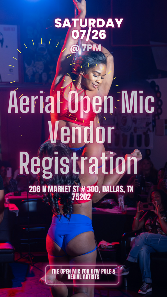 Vendor Registration: The Aerial Open Mic Experience